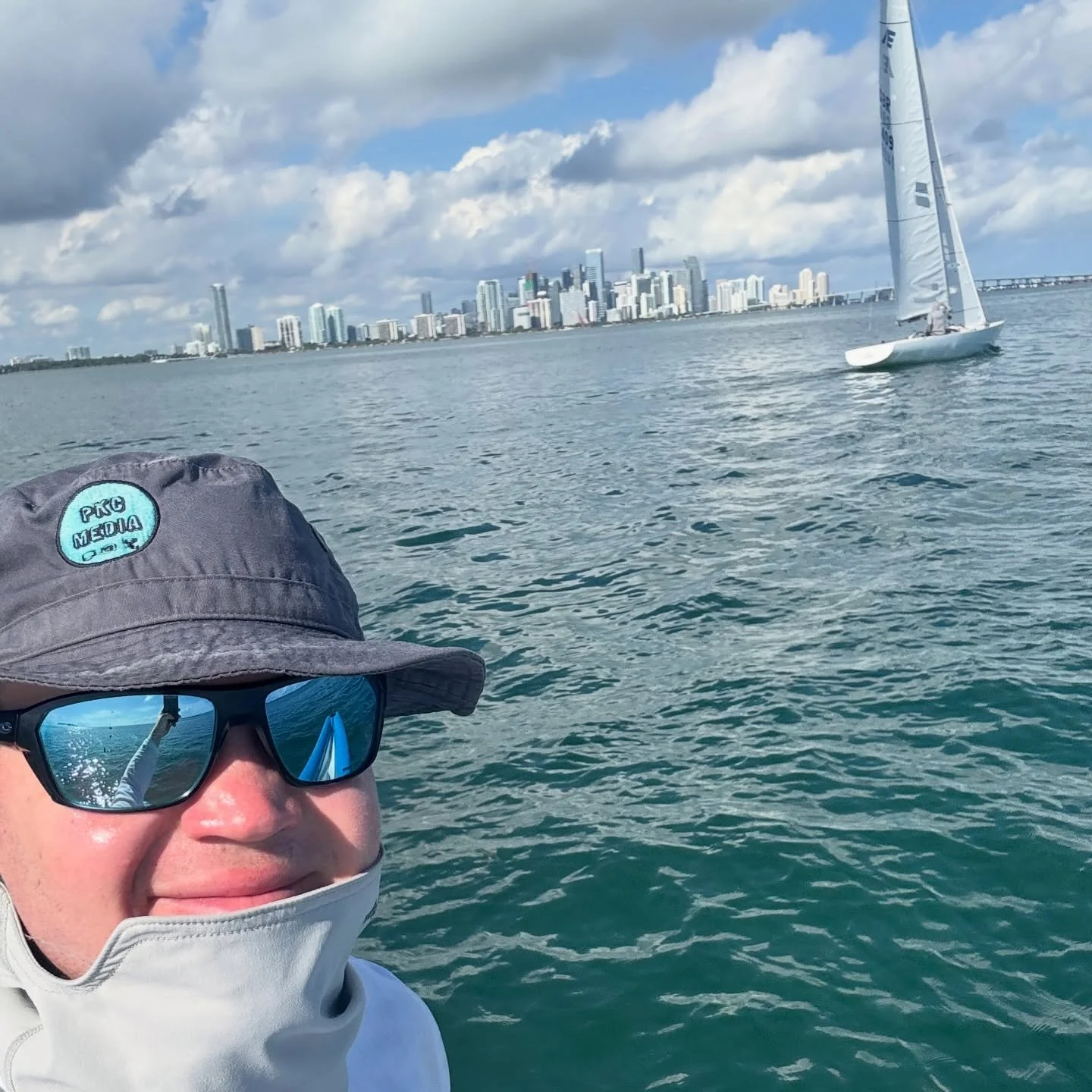 Miami this week with the ADA Etchells team.
I&rsquo;m here handling the data capture for their coaching sessions, everything from drone flights and follow-cams to onboard GoPros, then getting it all synced and ready for the evening debriefs.

Great t
