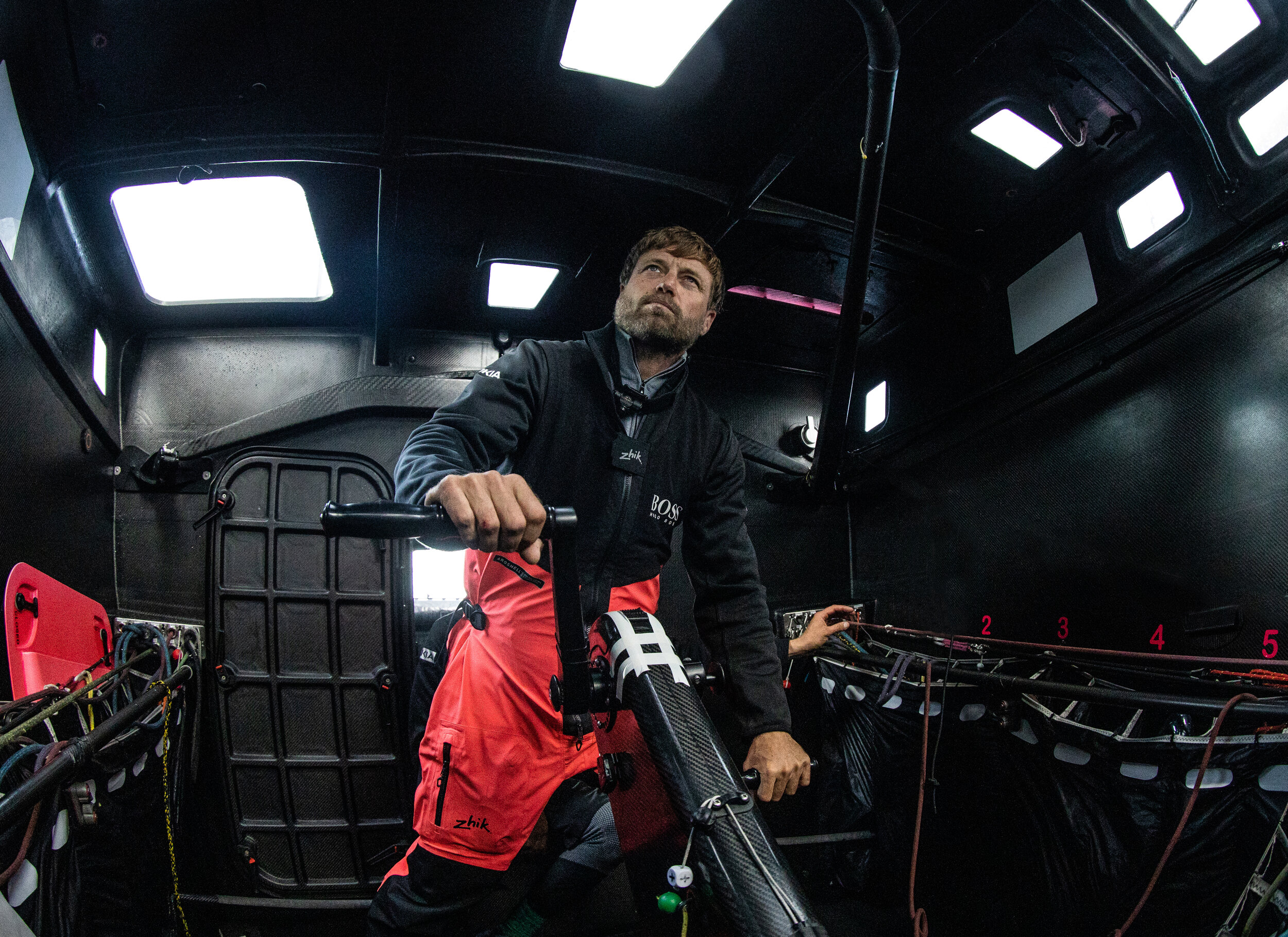 Alex Thomson on grinder - Picture credit ALEX THOMSON RACING.jpg