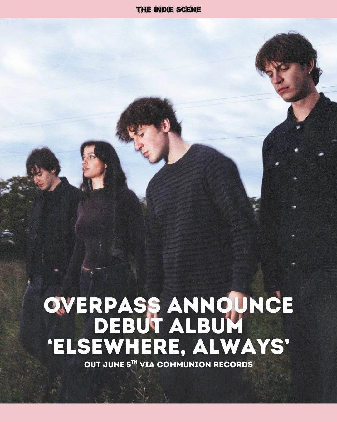 Birmingham's overpass (@overpass.band) announce their debut album with first single 'Union Station', out June 5th via Communion Records.

🔗  Find out more via the link in @the1ndiescene's bio.