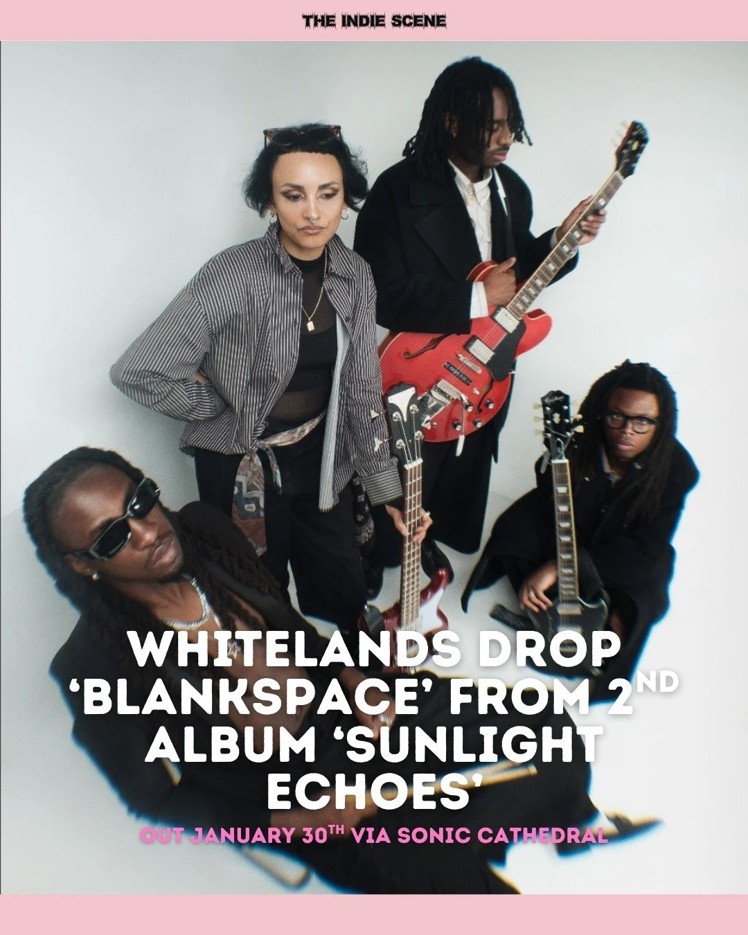 Whitelands (@whitelandsband) release new track 'Blankspace' from their second album 'Sunlight Echoes', out January 30th via Sonic Cathedral (@soniccathedral). 

🔗  Read and listen via the link in @the1ndiescene's bio.