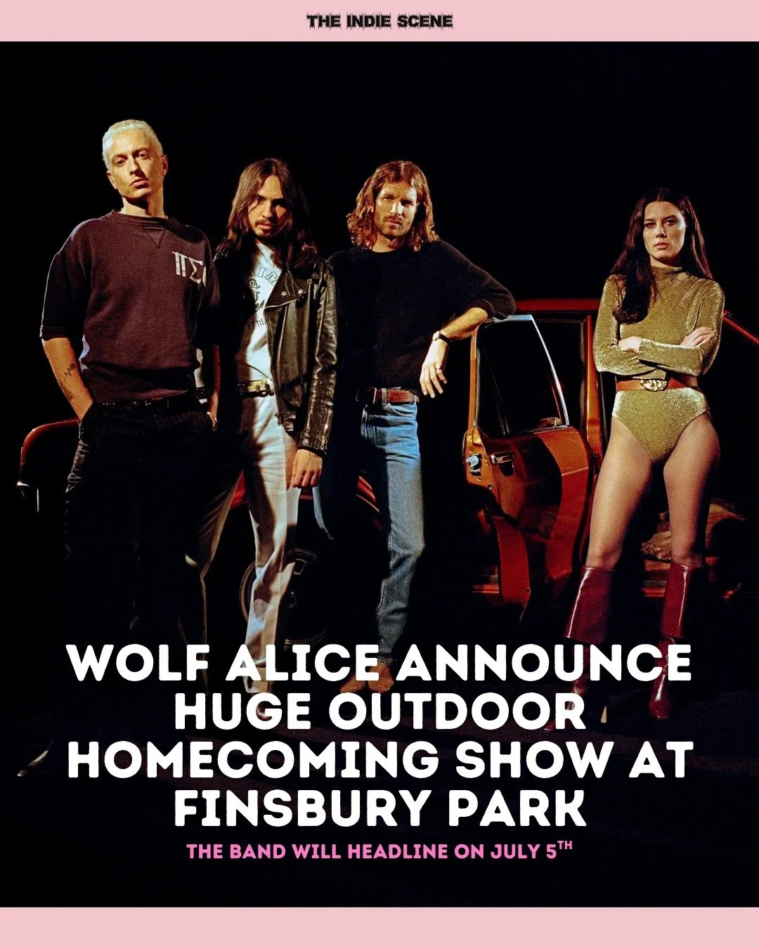 Wolf Alice announce their huge homecoming show at London's Finsbury Park, kicking off on July 5th with a line-up of The Last Dinner Party, Lykke Li, Rachel Chinouriri, Keo and Florence Road. 

🔗 Find out more via the link in @the1ndiescene's bio.