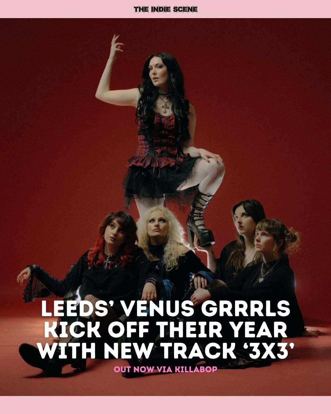Leeds' resident alt-rockers VENUS GRRRLS kick off their 2026 with new track '3x3', out now via Killabop.

🔗  Read and listen via the link in @the1ndiescene's bio.