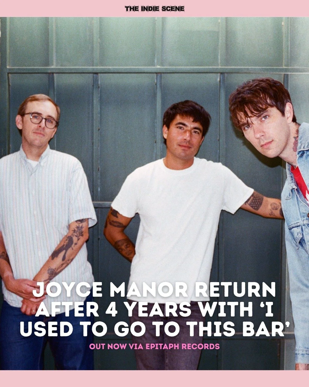 California's Joyce Manor return for the first time since 2022's '40 oz. to Fresno' with new album 'I Used To Go To This Bar', out now via Epitaph Records. 

🔗 Read our ★★★★&frac12; review via the link in @the1ndiescene's bio.