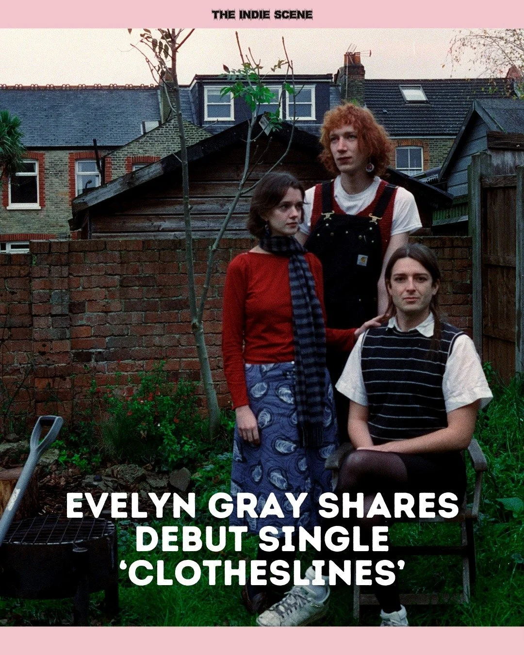 ex-Tapir! fronter Evelyn Gray drops debut single 'Clotheslines', out now.

🔗 Read and listen via the link in @the1ndiescene's bio.