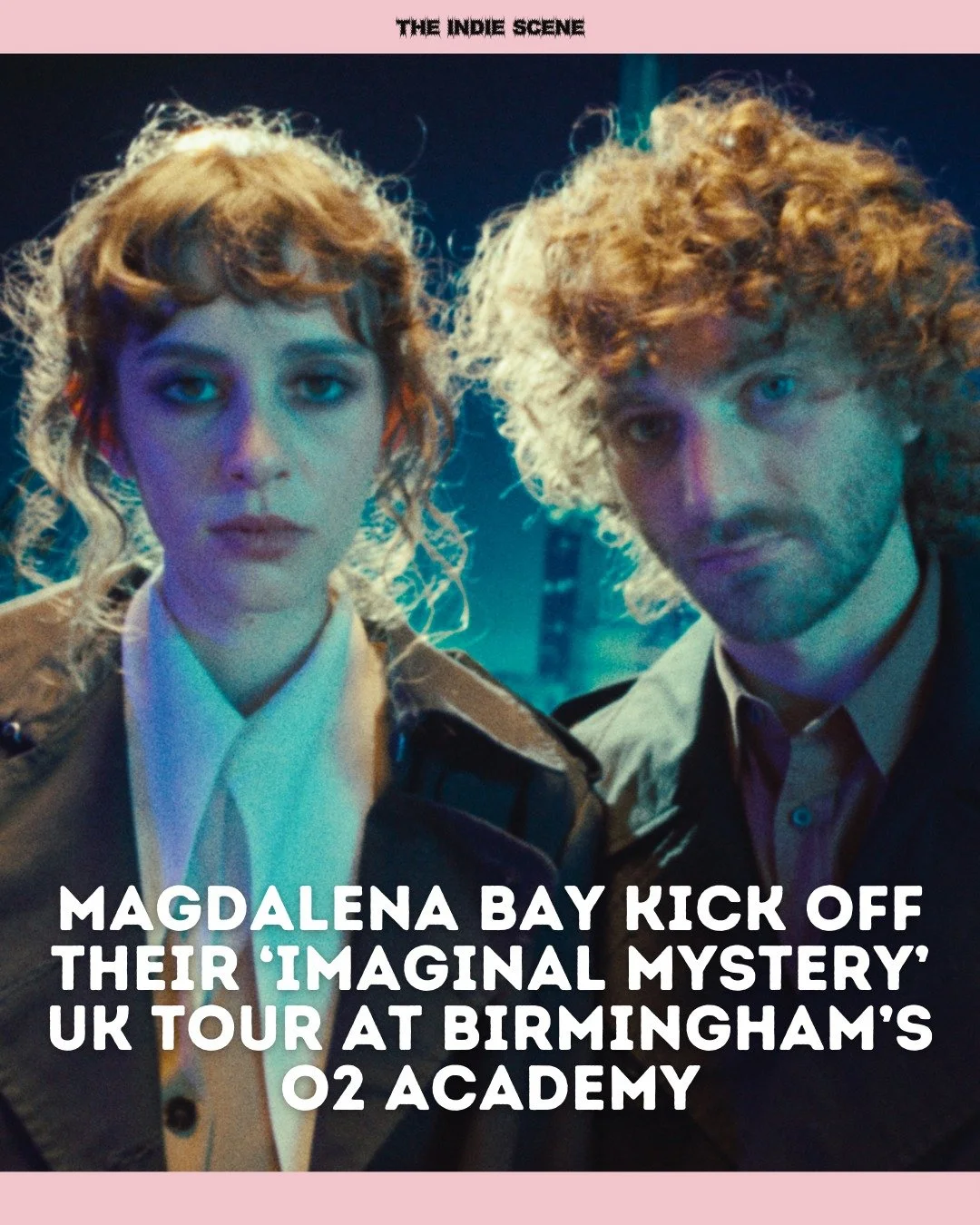 Magdelana Bay brought their 'Imaginal Mystery Tour' to the UK with their first stop at O2 Academy in Birmingham, playing two new tracks for the first time. 

🔗 Read the full review via the link in @the1ndiescene's bio.