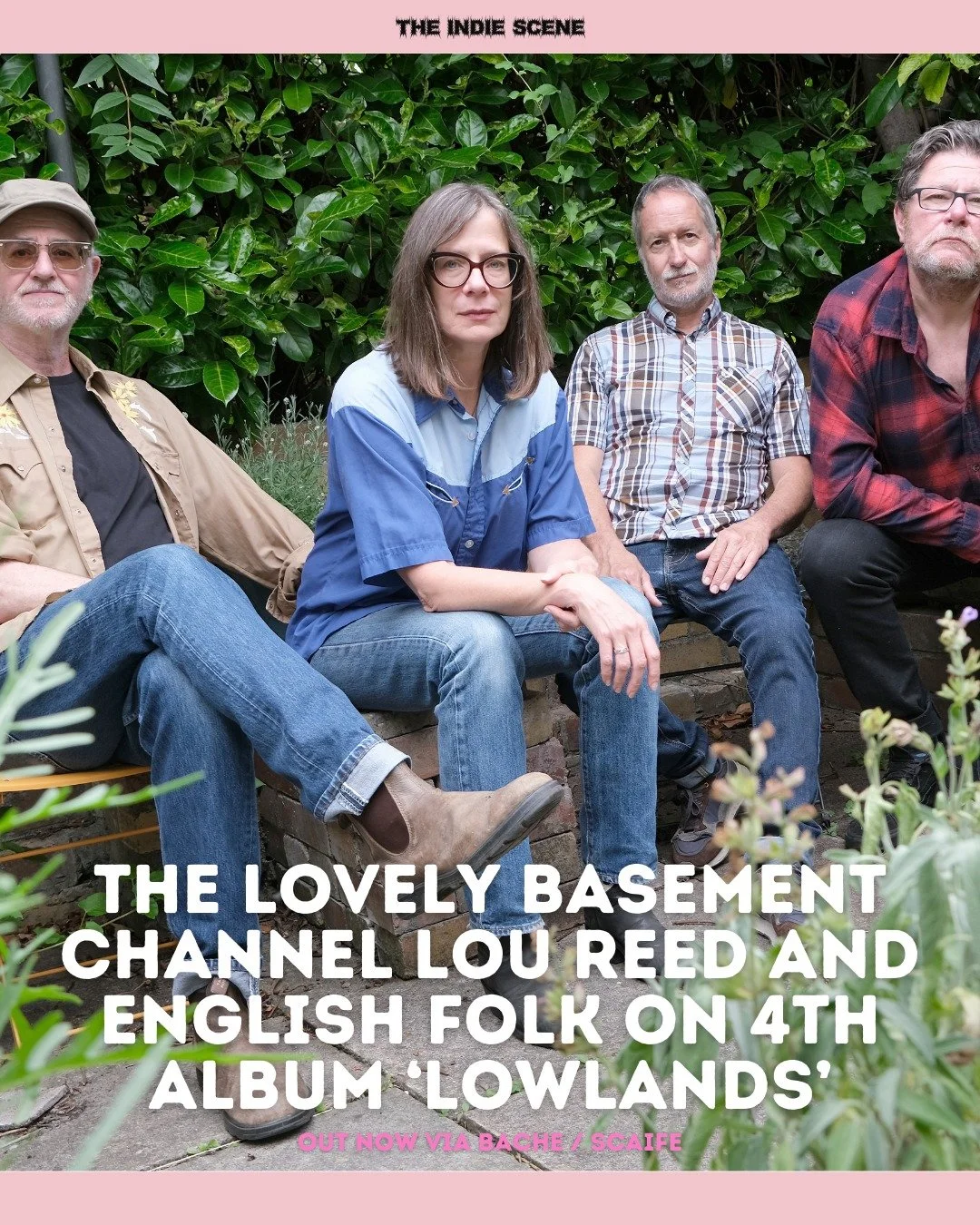 Bristol's The Lovely Basement share their 4th album 'Lowlands', out now via Bache/Schaife. 

🔗 Read and listen via the link in @the1ndiescene's bio.