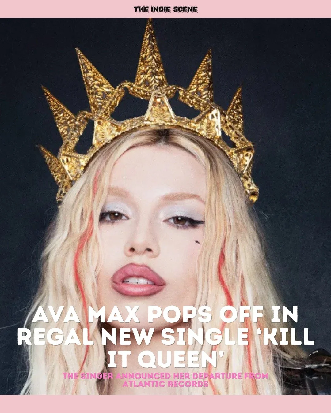 Last month, Ava Max announced her departure from Atlantic Records after 10 years signed to the label, and has begun a new chapter with 'KiLL iT QUEEN', taken from her new album, due later this year. 

🔗 Read and listen via the link in @the1ndiescene