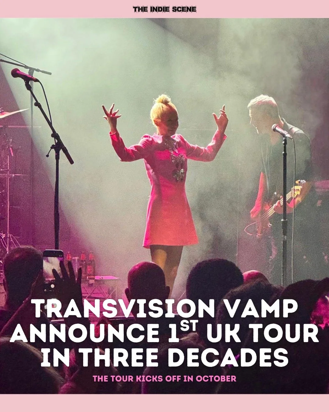Transvision Vamp will play their first tour together since 1991, kicking off this October, and promising to perform all the songs the fans want to hear. 

🔗 Find out more via the link in @the1ndiescene's bio.