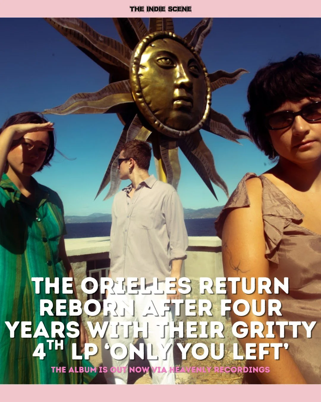Halifax's The Orielles return after four years with their exciting 4th album 'Only You Left', and prove they're still going strong eight years on from their debut album 'Silver Dollar Moment'. 

🔗  Read the ★★★★ review via the link in @the1ndiescene