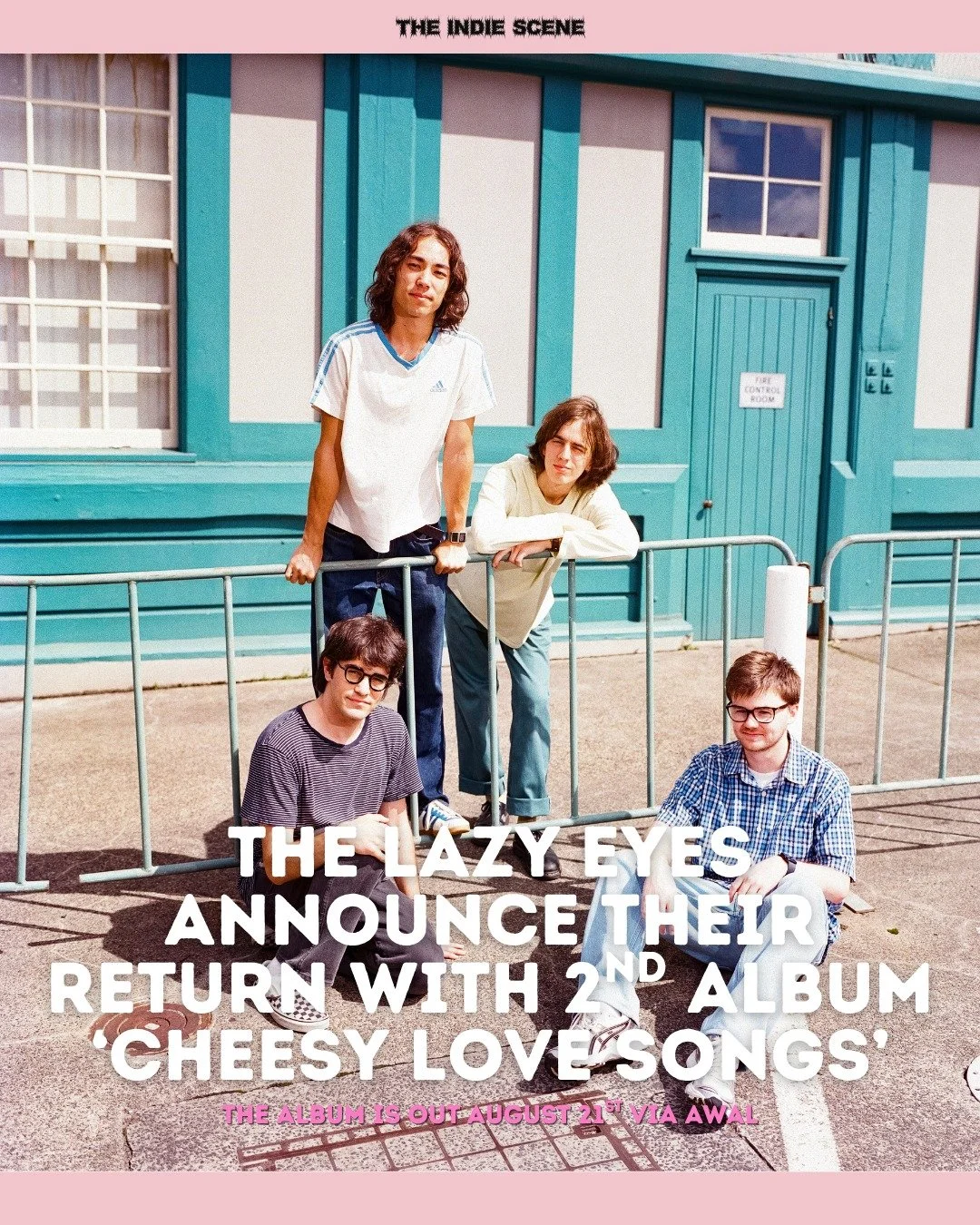 Aussie psych-rockers The Lazy Eyes released their lauded debut album 'SongBook' in 2022, and have returned with news of the follow-up, 'Cheesy Love Songs'. Second single 'The One Who Got Away' is a sequel to 2022's 'Imaginary Girl', and is The Lazy E