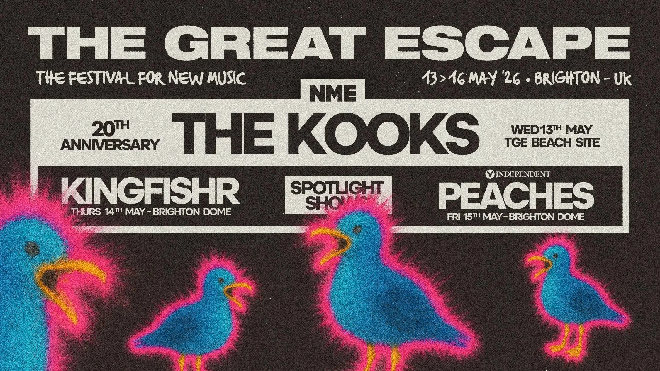 The Great Escape’s 20th anniversary line-up just got even bigger
