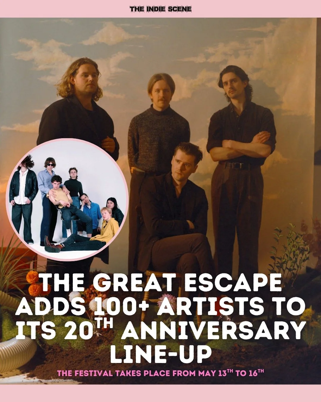 The Great Escape has unveiled a fresh wave of over 100 artists for its 20th anniversary edition, further cementing the Brighton festival&rsquo;s reputation as a global showcase for emerging talent. 

Among the latest additions are Brighton alt-indie 