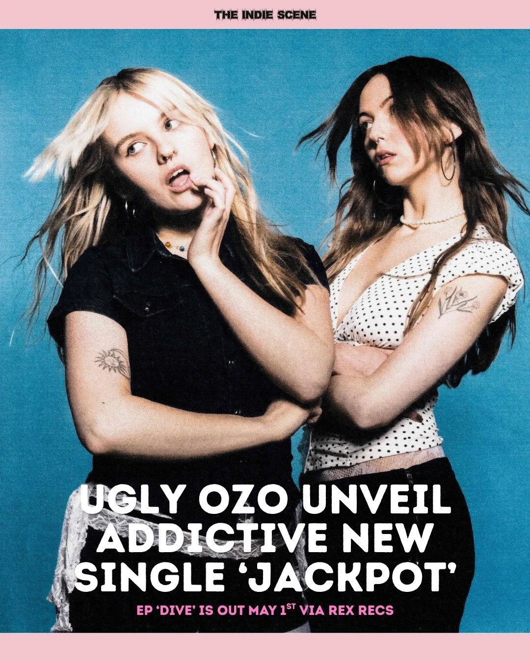 Isle of Wight's ugly ozo - Jessica Baker, Boo Baker and Tristan Northard - deliver an exceptional new track in the form of 'jackpot', taken from their upcoming EP 'dive', out May 1st via REX RECS. 

🔗 Read and listen via the link in @the1ndiescene's