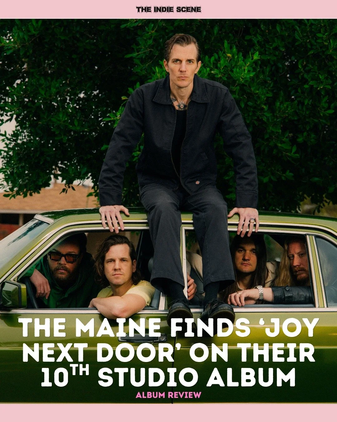 Arizona's The Maine drop their 10th studio album 'Joy Next Door' via Photo Finish Records / 8123. 

🔗 Read the ★★★★★ review via the link in @the1ndiescene's bio.
