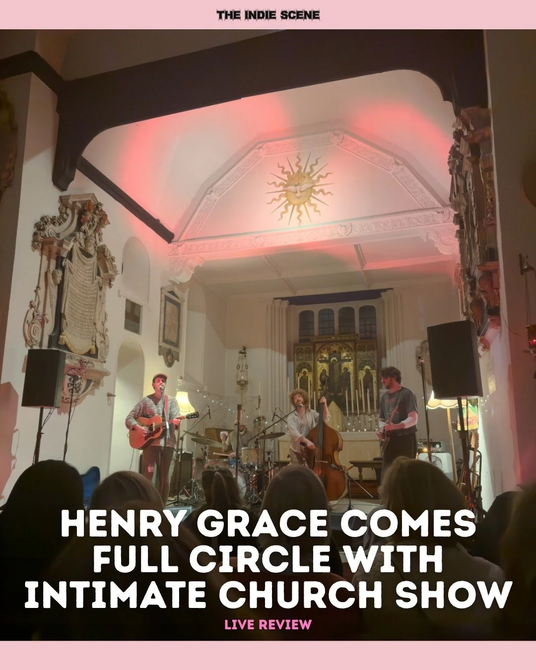 After a career-defining show at Bush Hall back in January, Henry Grace returned to the stage of his first gig back in the UK seven years ago - London's St Pancras Old Church - for an intimate show with a downsized band and a calm performance. 

🔗 Re