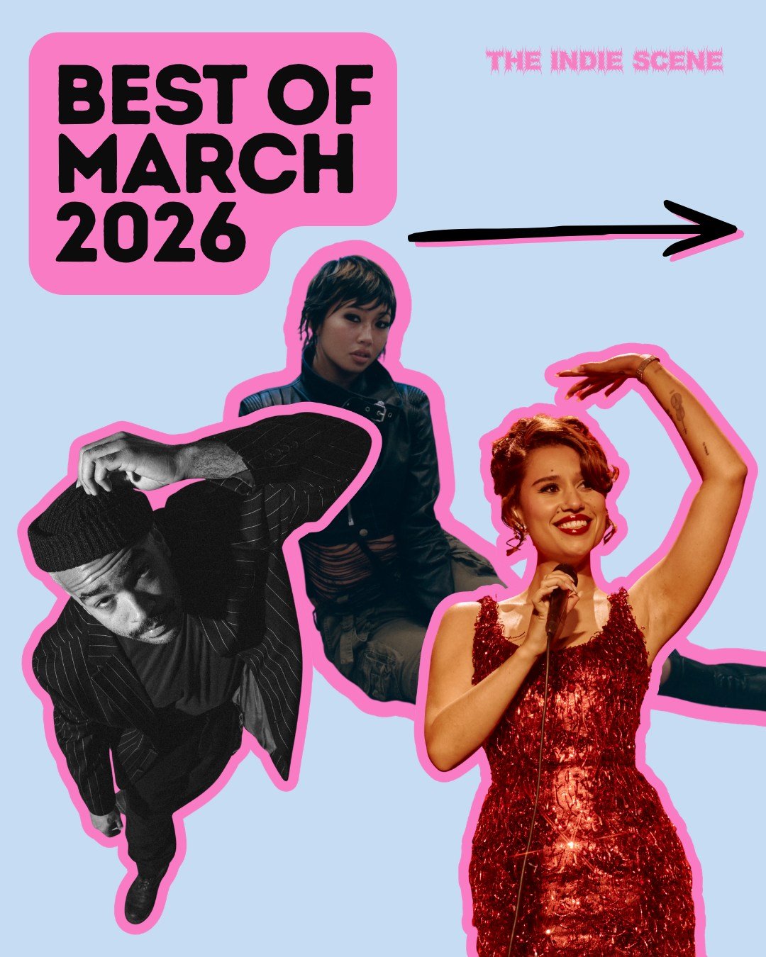 March was a month and a half, and we're only slightly late (blame our first break in 3 years). 

Not only did we see Harry Styles dust off his disco pants and make a swift return with a new electronic edge, but a star was reborn when Naomi Scott trad