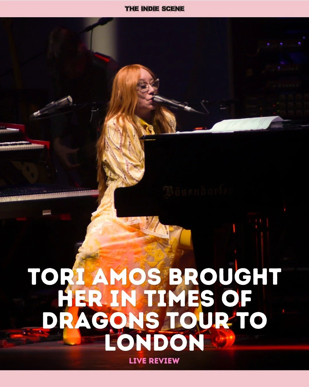 Tori Amos brought new album 'In Times Of Dragons' to London's Royal Albert Hall for a mesmerising performance. 

📸 @mrw.film (from the Manchester show) 

🔗 Read the full review via the link in @the1ndiescene's bio.