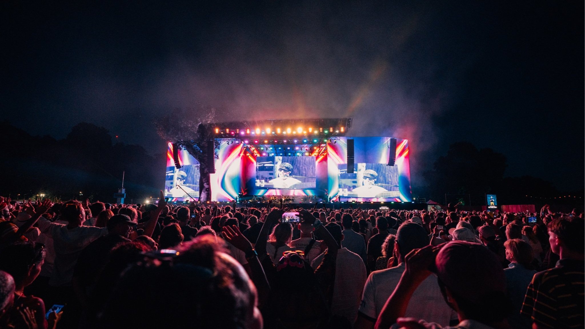 Overjoyed: Stevie Wonder filled BST Hyde Park with love