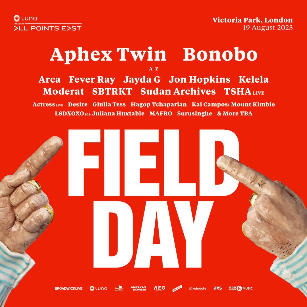 Field Day announces 2023 line-up, Aphex Twin and Bonobo set to