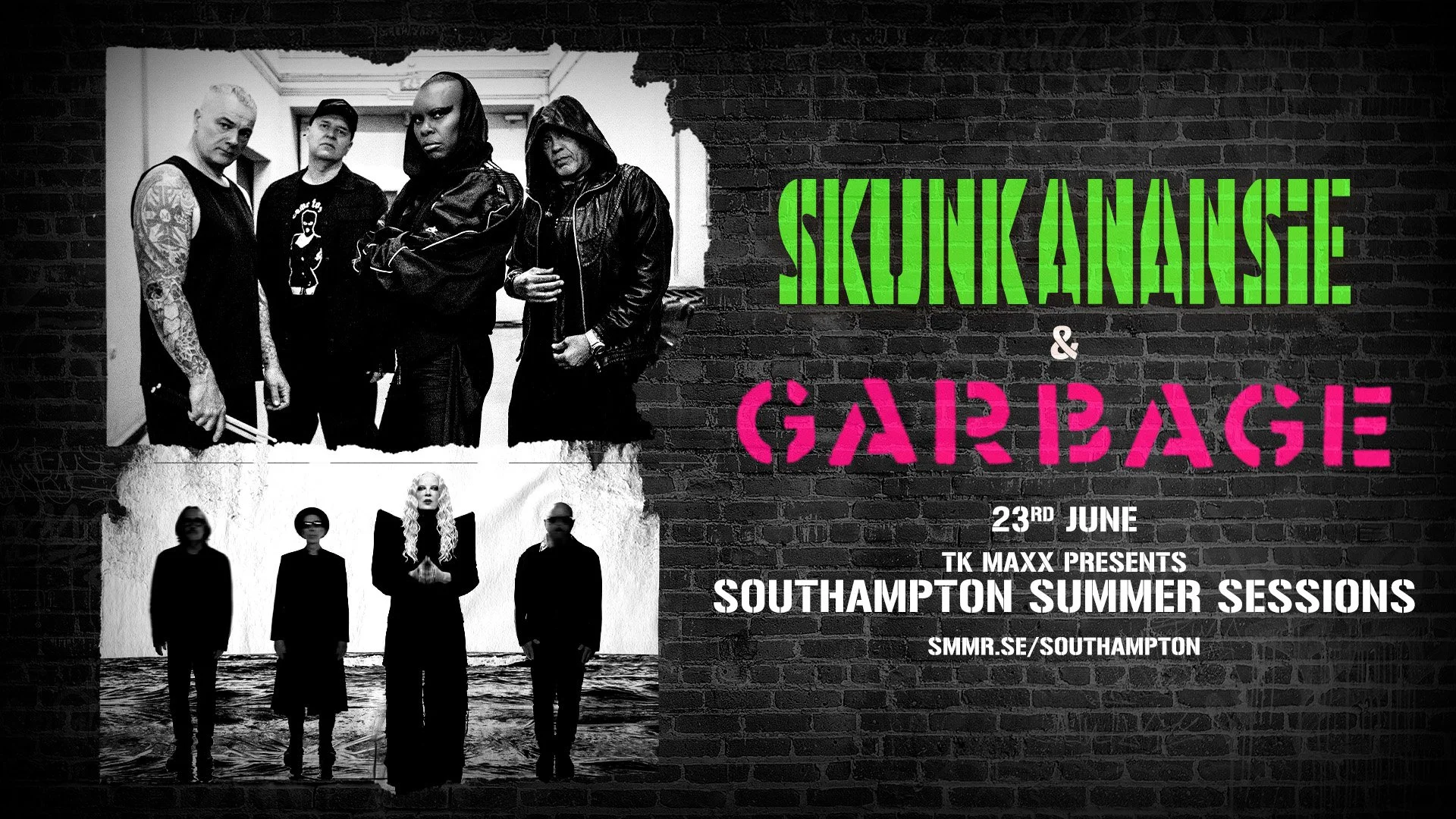 Skunk Anansie and Garbage announce headline show at Southampton Summer Sessions