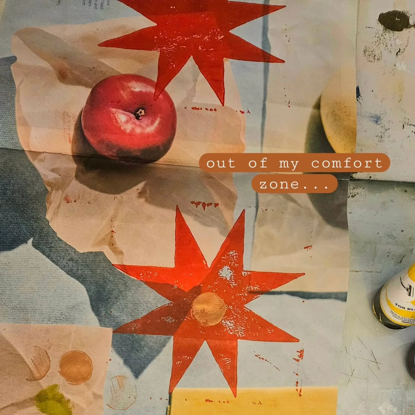 Making a mess printing with water based inks onto paper (as opposed to oil based inks onto fabric). But printed Christmas wrapping paper will be for sale this Saturday 30th at  the wonderful @portlandworks. All very welcome!
@portlandworks #linoblock