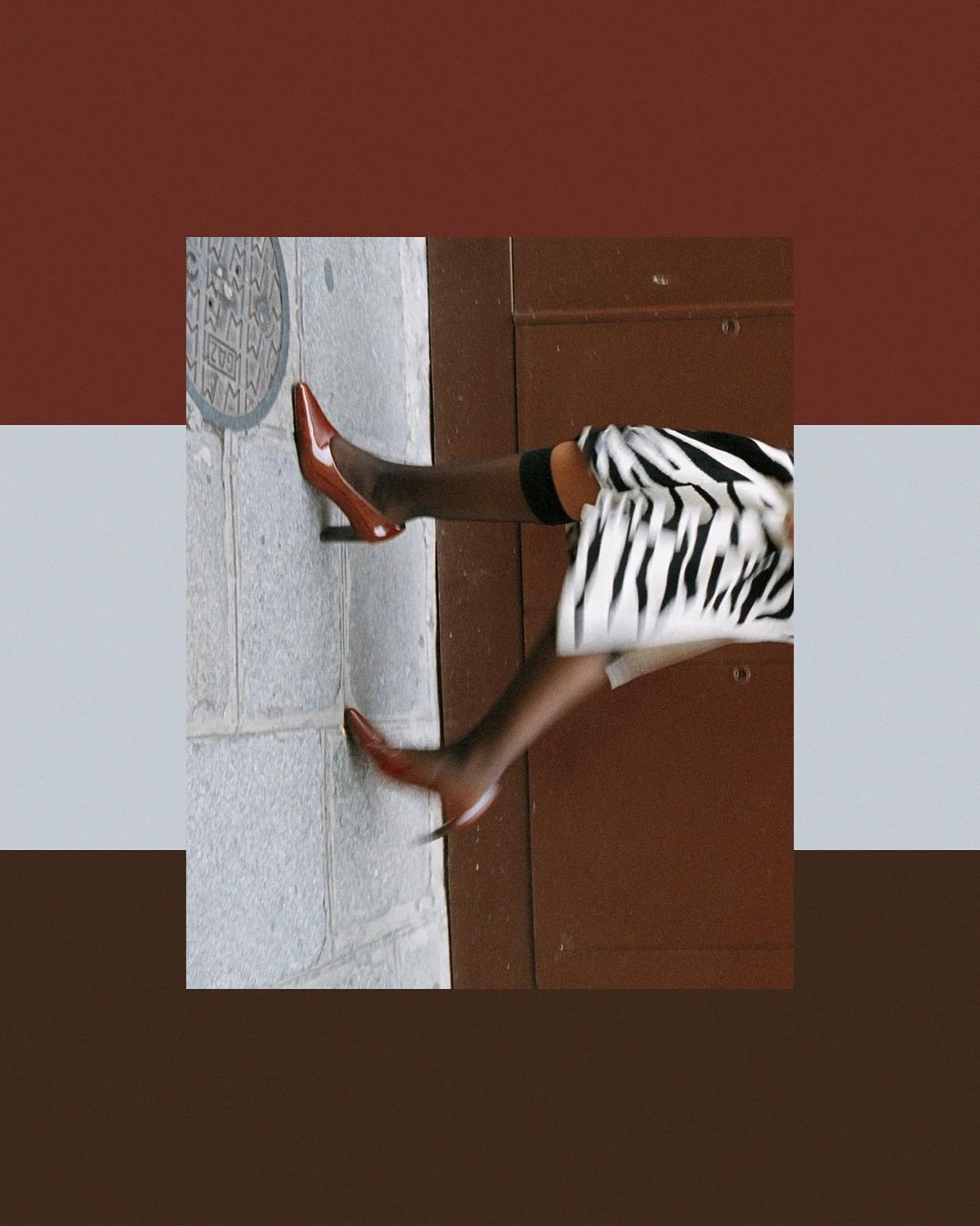 KLEURINSPIRATIE ~ Chocoladebruin en rood gecombineerd met ijsblauw