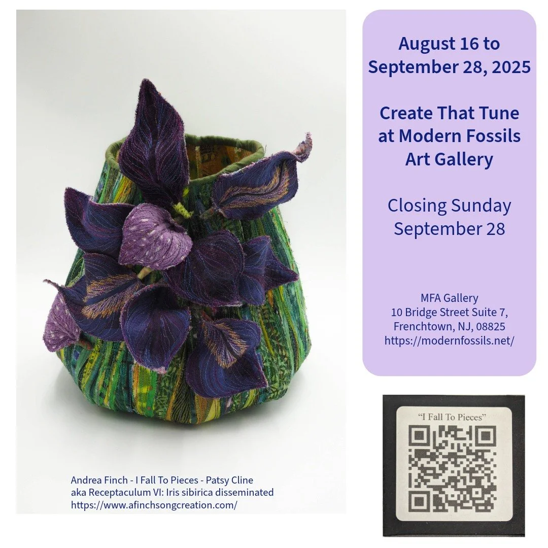 Create That Tune at MFA Gallery
~It&rsquo;s a Multi-Sensory Experience! ~
74 Local artists are represented, and every piece of artwork was inspired by a song! 
You can even scan the QR code next to each piece, and hear the song that inspired it!
We a