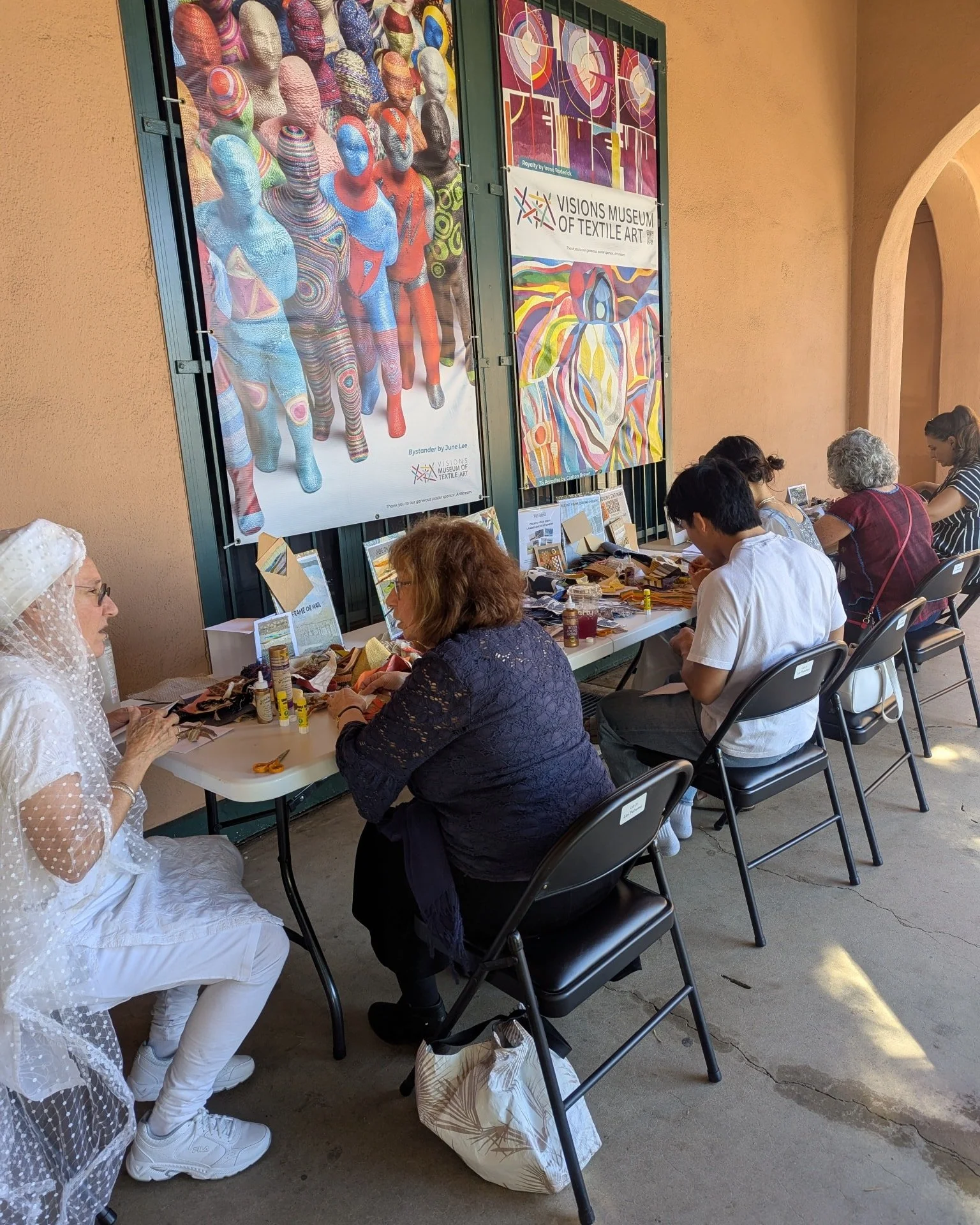 Fabric Landscape stationary make and take @visionsmuseum