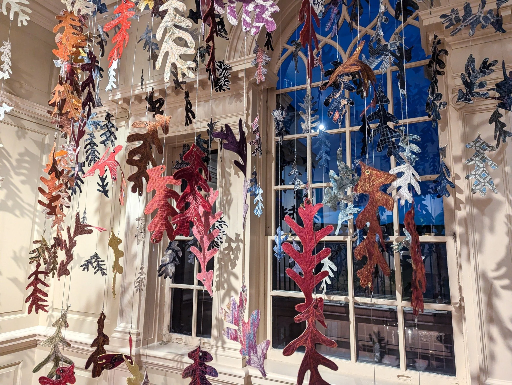 My leaves are going to the The Dairy Barn Arts Center in Athens, Ohio 
I can't wait to see how they display them. @dairybarnarts 
OH+5: CONTEMPORARY ART OF OUR REGION
JANUARY 16 &ndash; MARCH 29, 2026
The OH+5 exhibition celebrates the creative pulse