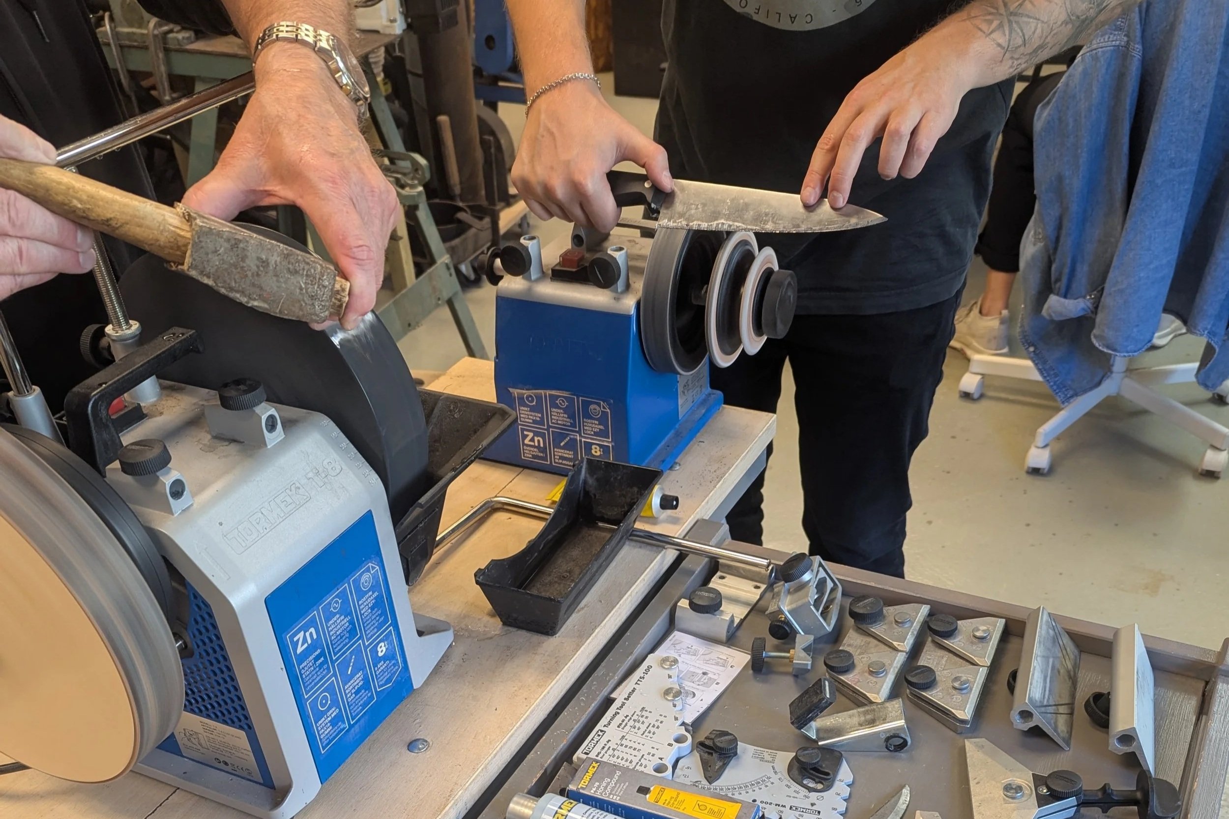 Kurs: Knivslipning för Nybörjare