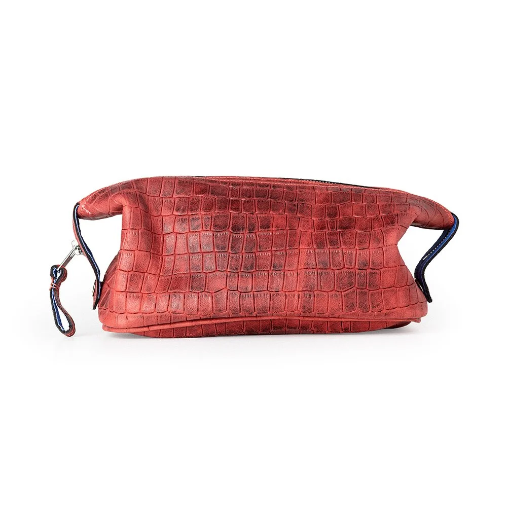 PLOWDEN & FALLOW | HORACIO WASH BAG | RED