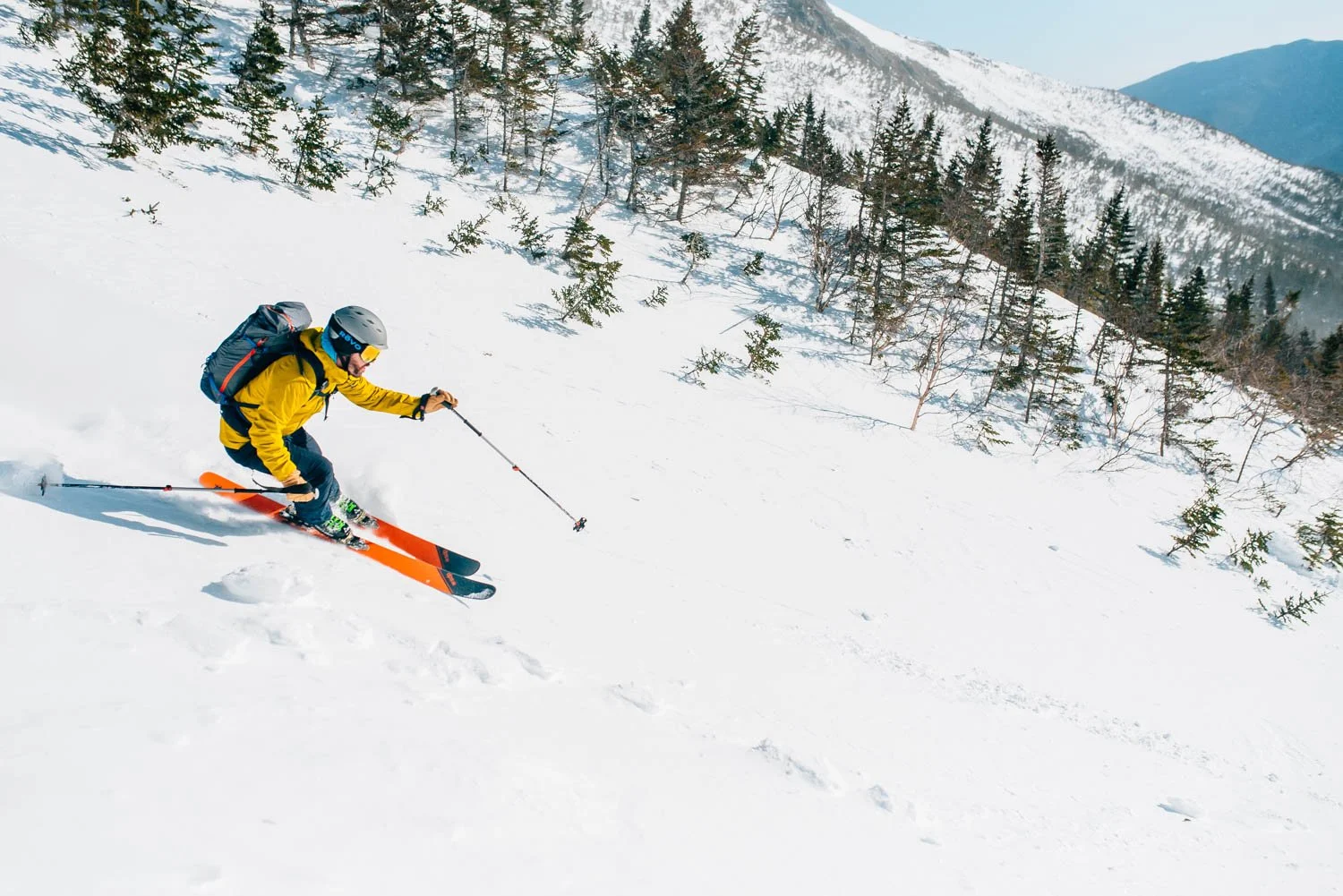 Inclusive Ski Touring participants on the uphill