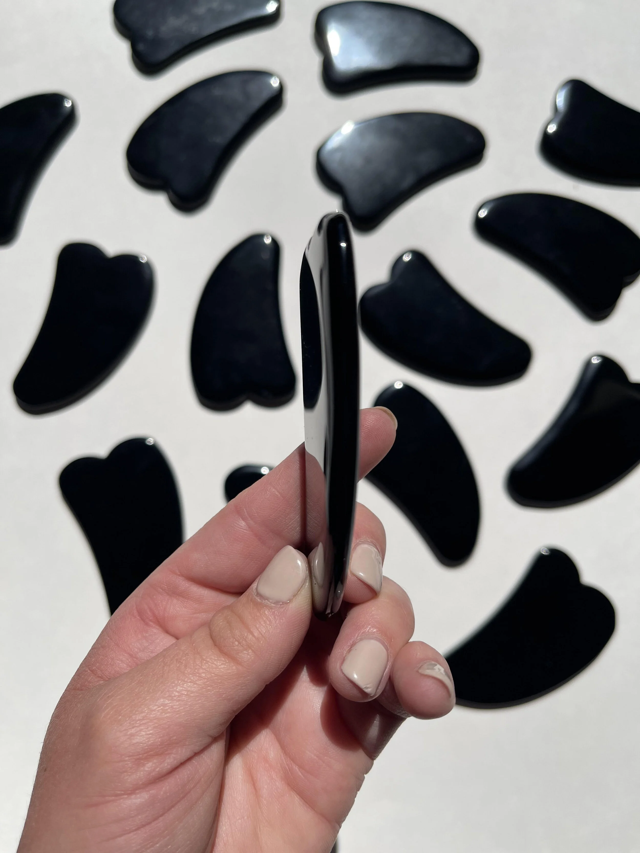 Black Obsidian Gua Sha — The Golden Line Spiritual Studio