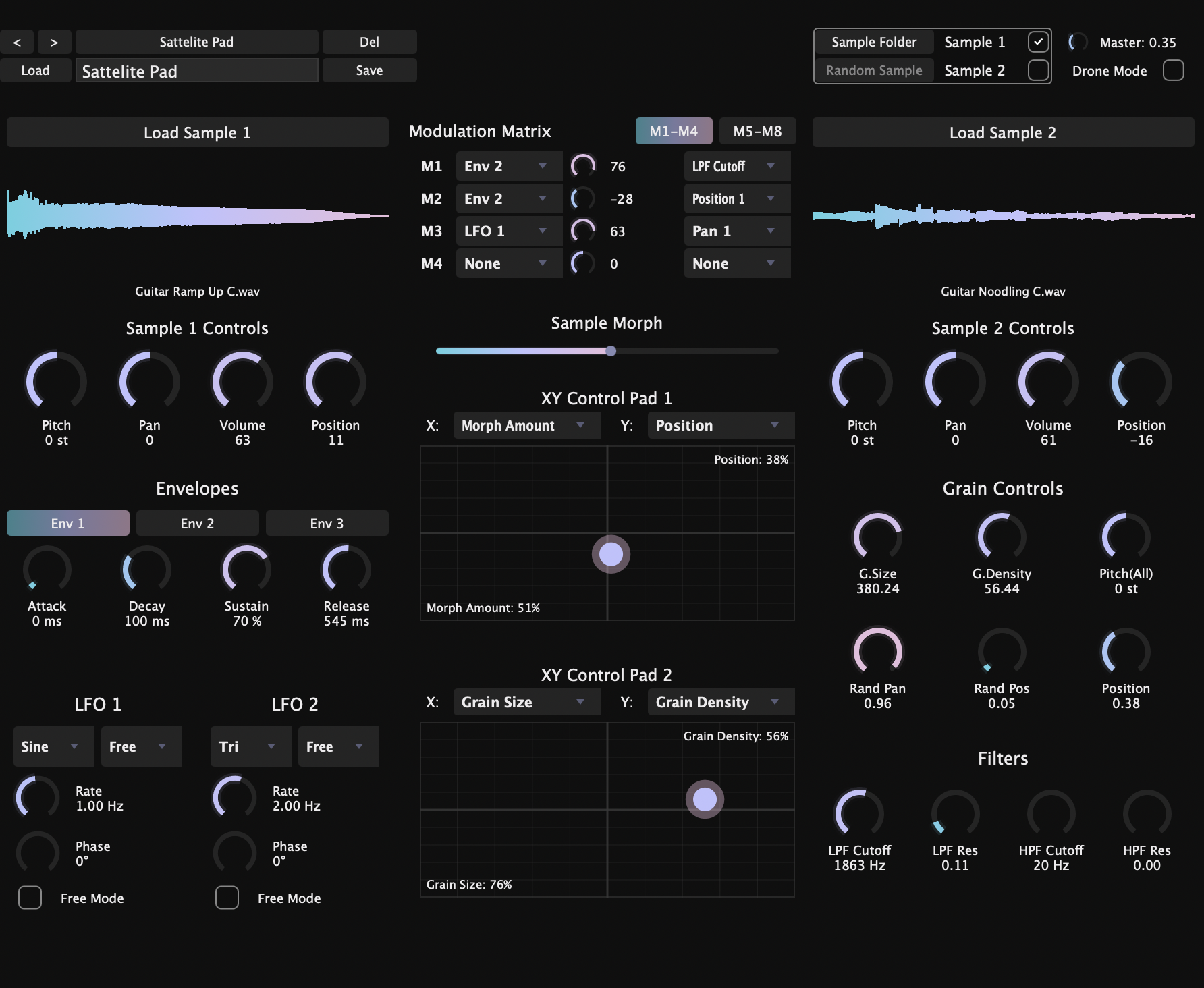 Blends Granular Audio Plugin