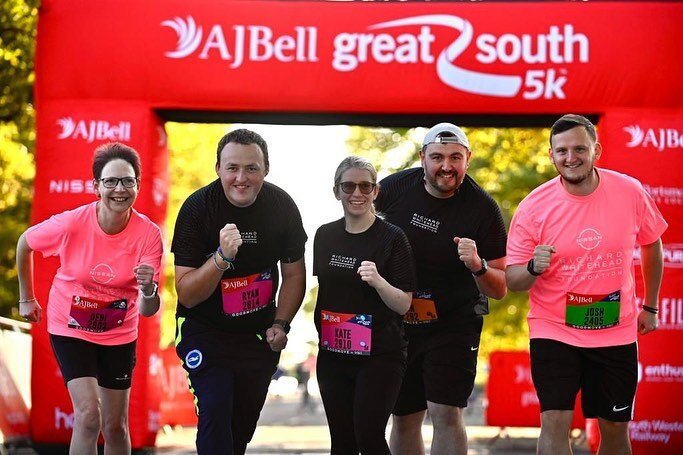 Fantastic morning at the @great_run South run 5km with our Supported Runner project. Everyone did brilliantly and thoroughly enjoyed the run! Thanks as ever to @nissanuk for supporting the project 👏