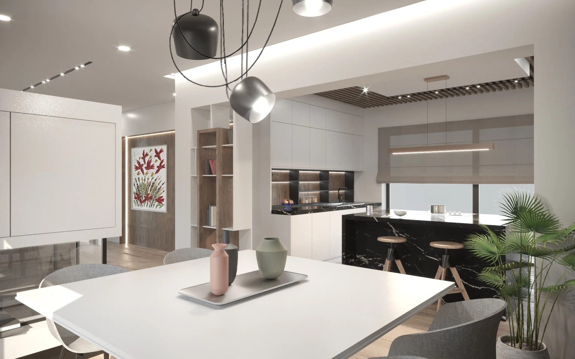 Interior Design_Twin Apartments 120r.m_Ilion