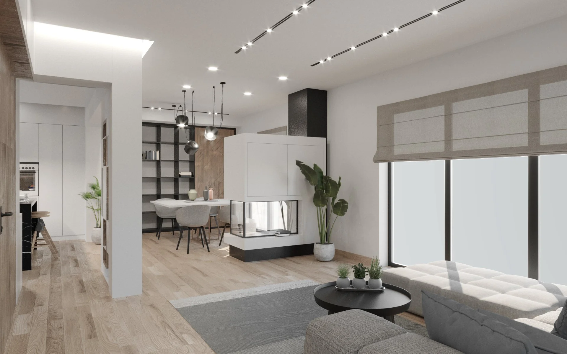 Interior Design_Twin Apartments 120r.m_Ilion