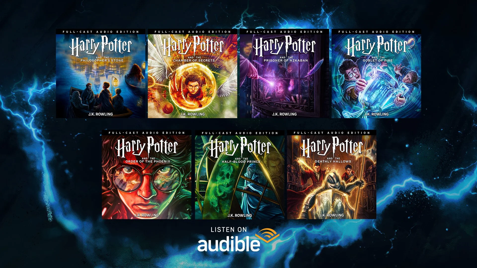 AUDIBLE - HARRY POTTER: THE FULL CAST AUDIO EDITIONS