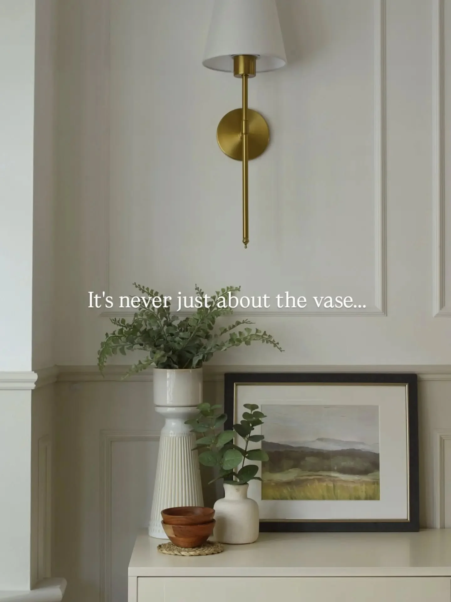 One thing I've realised since starting SLC is that it's very easy to underestimate the little things.

A bowl.
A plant.
A picture leaning on a shelf.

On their own, they're just... things.

But put them together in the right way, and they completely 