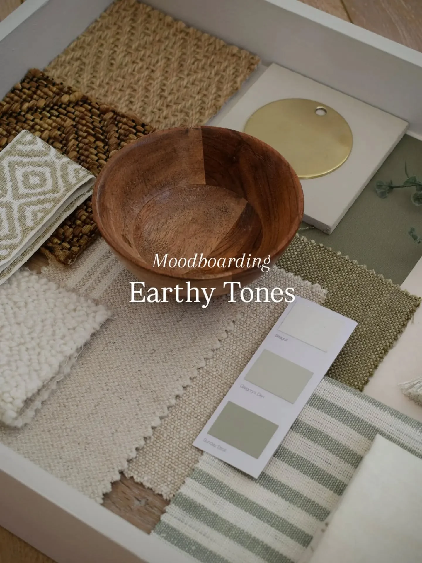 Earthy tones will always have my heart 🤎

I&rsquo;m working on pulling together a styling and design scheme around a brief for a really natural, calming space; soft greens, warm woods, lots of texture and nothing that feels too polished or precious.