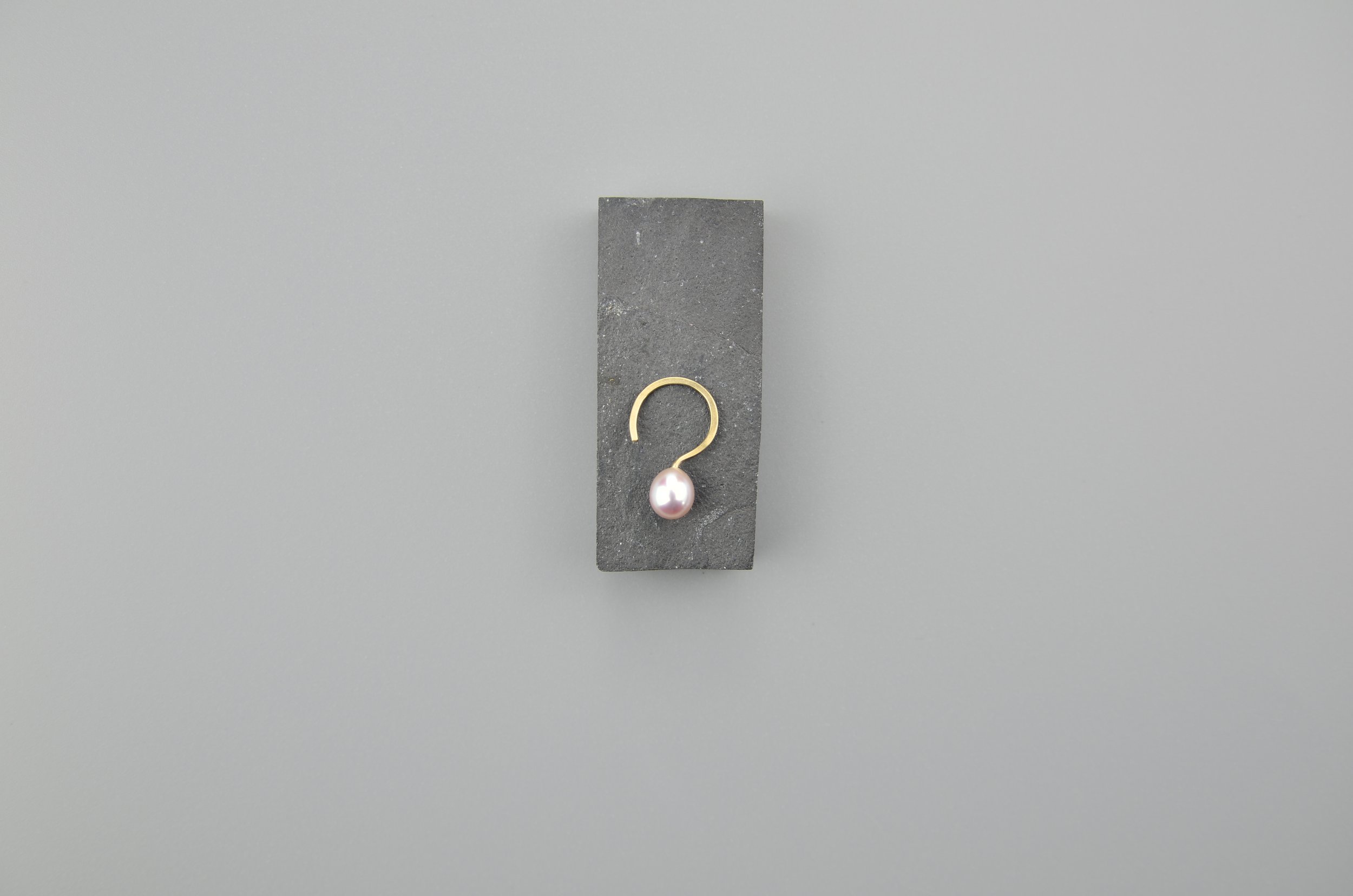 Margaret Howell Pink pearl drop earrings