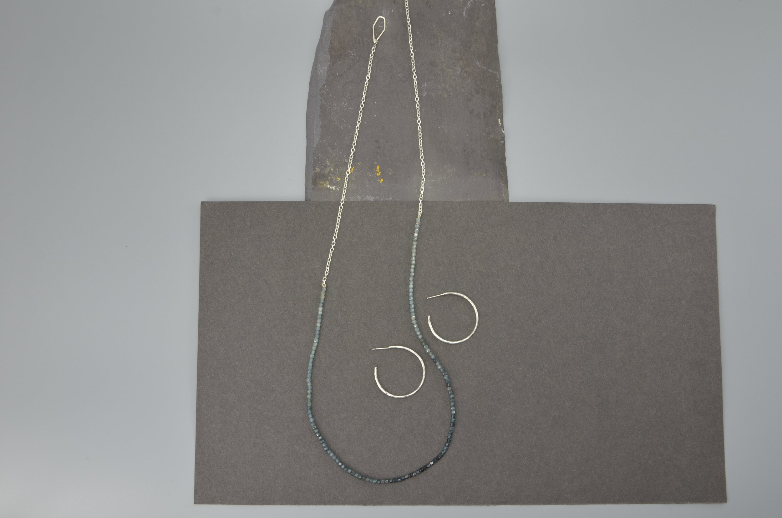 Margaret Howell Hammered hoop earrings