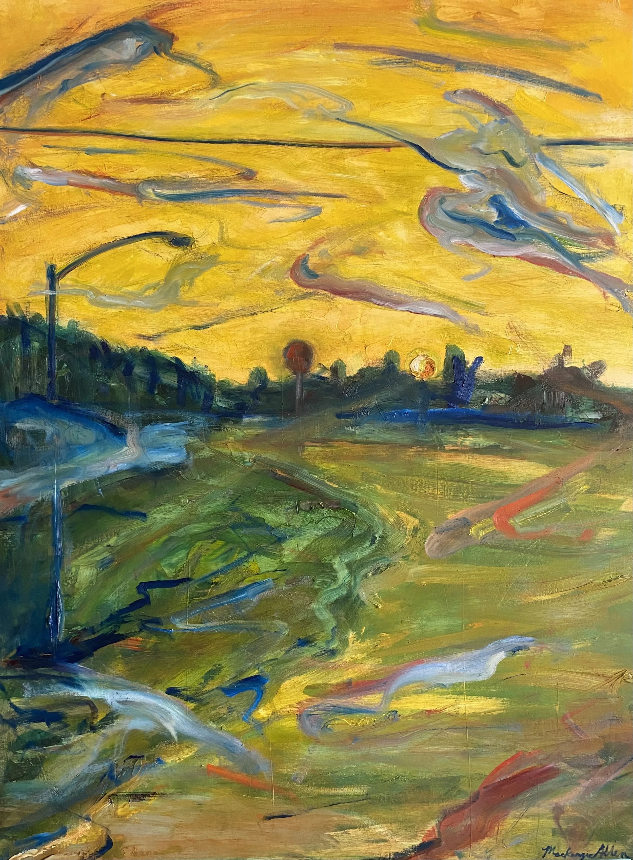 Post Storm. 30"x40" oil.