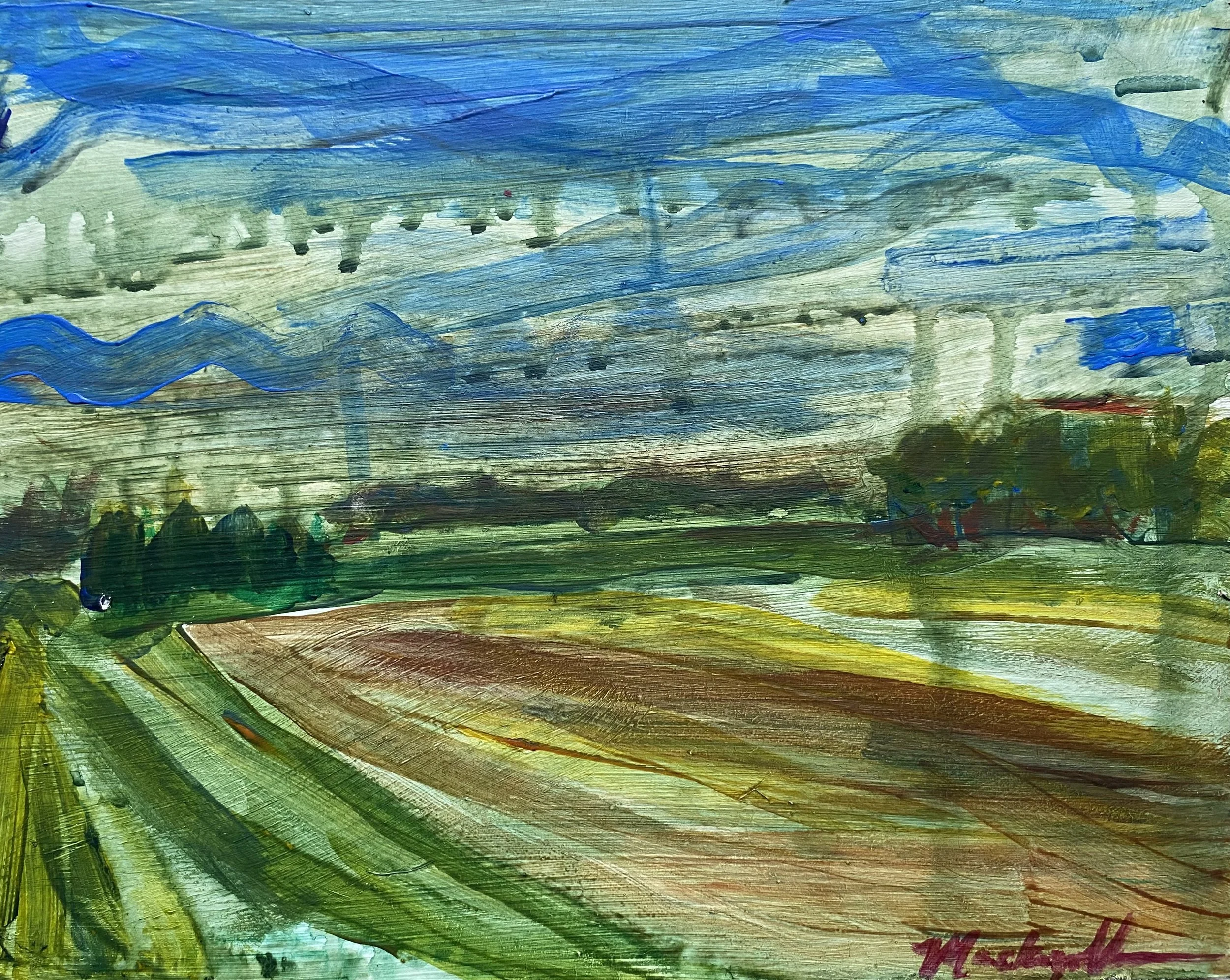 Older. 8"x10" acrylic.