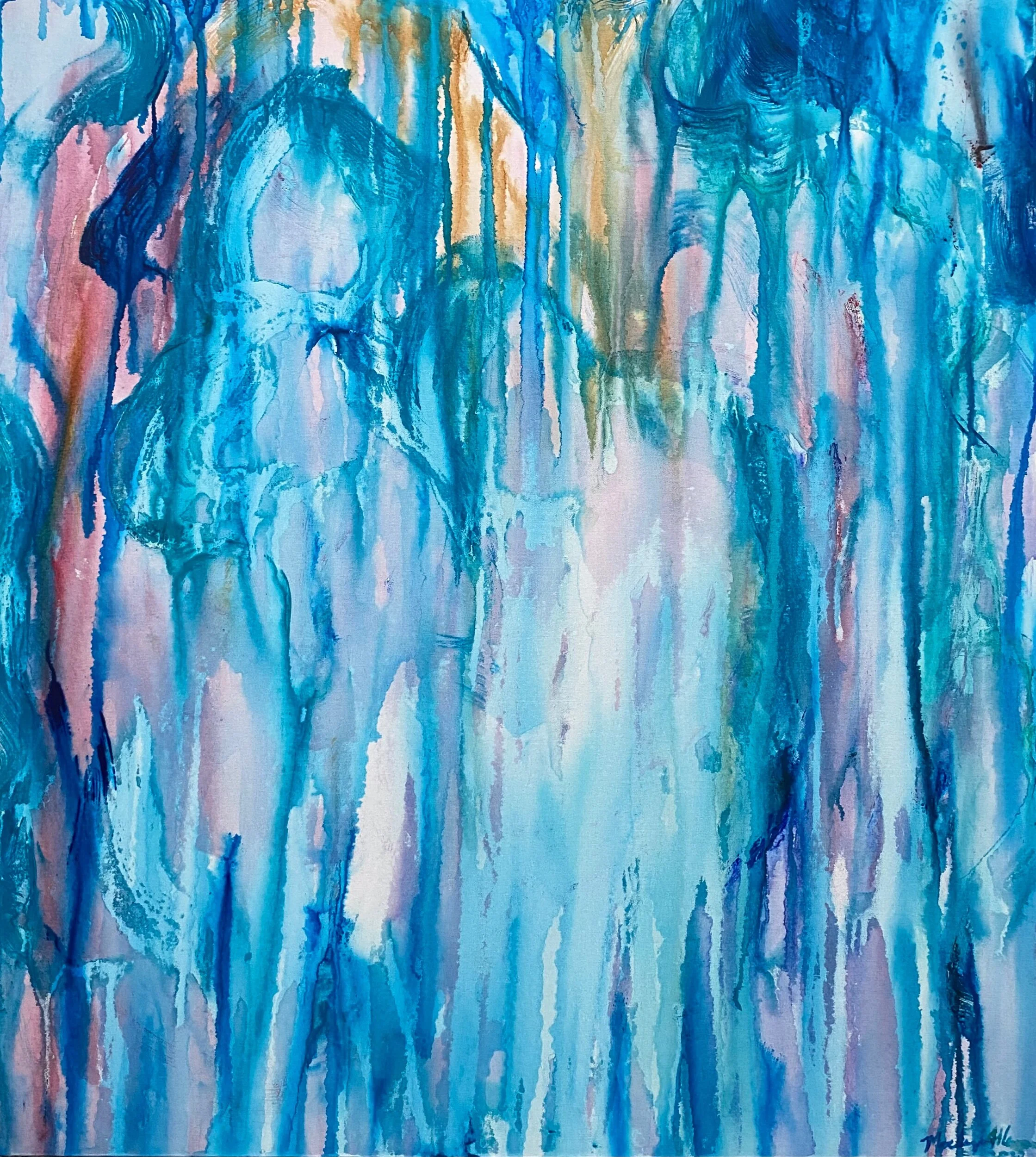 Peace be With You. 36"x40" acrylic. 