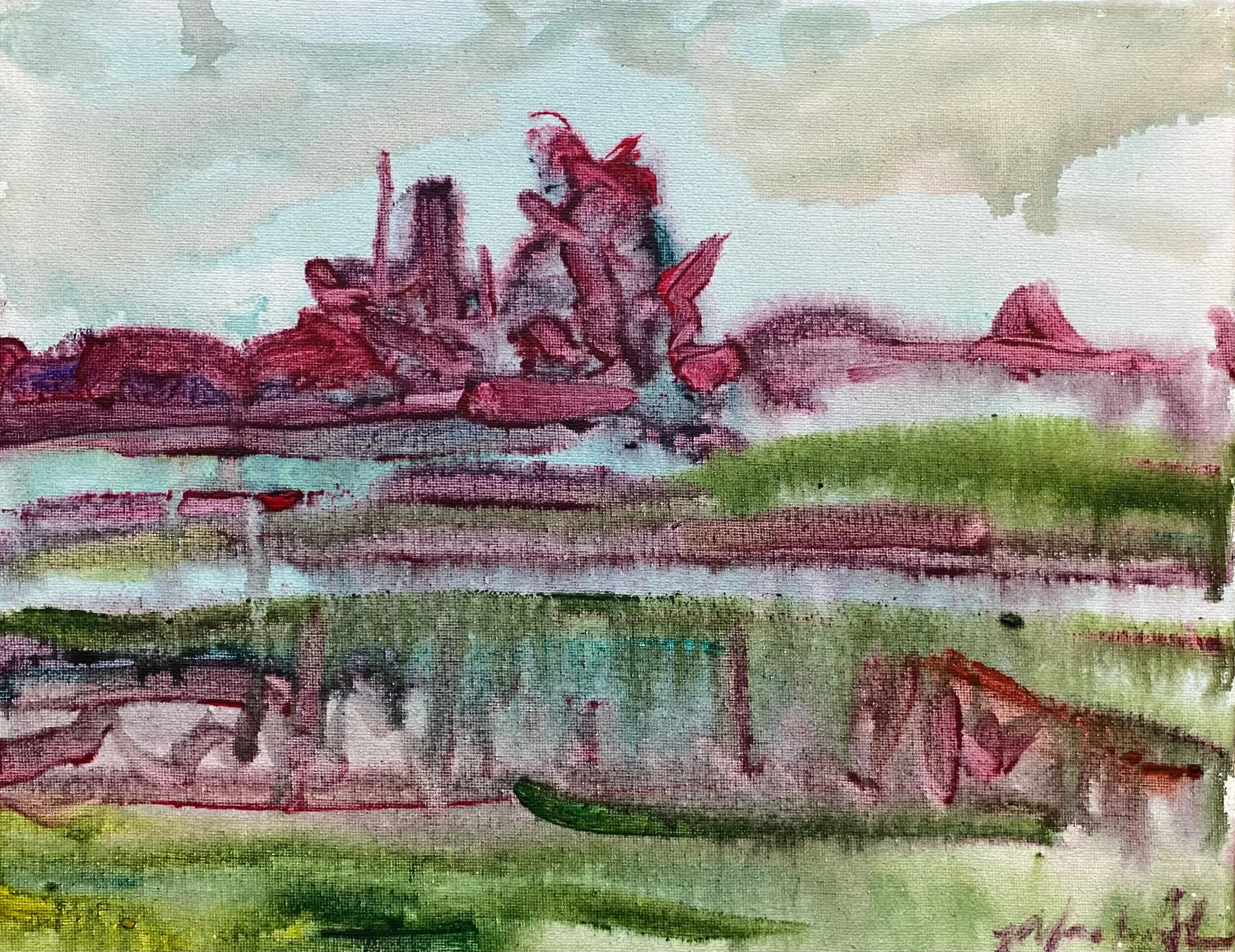 11"x14" acrylic. 2022