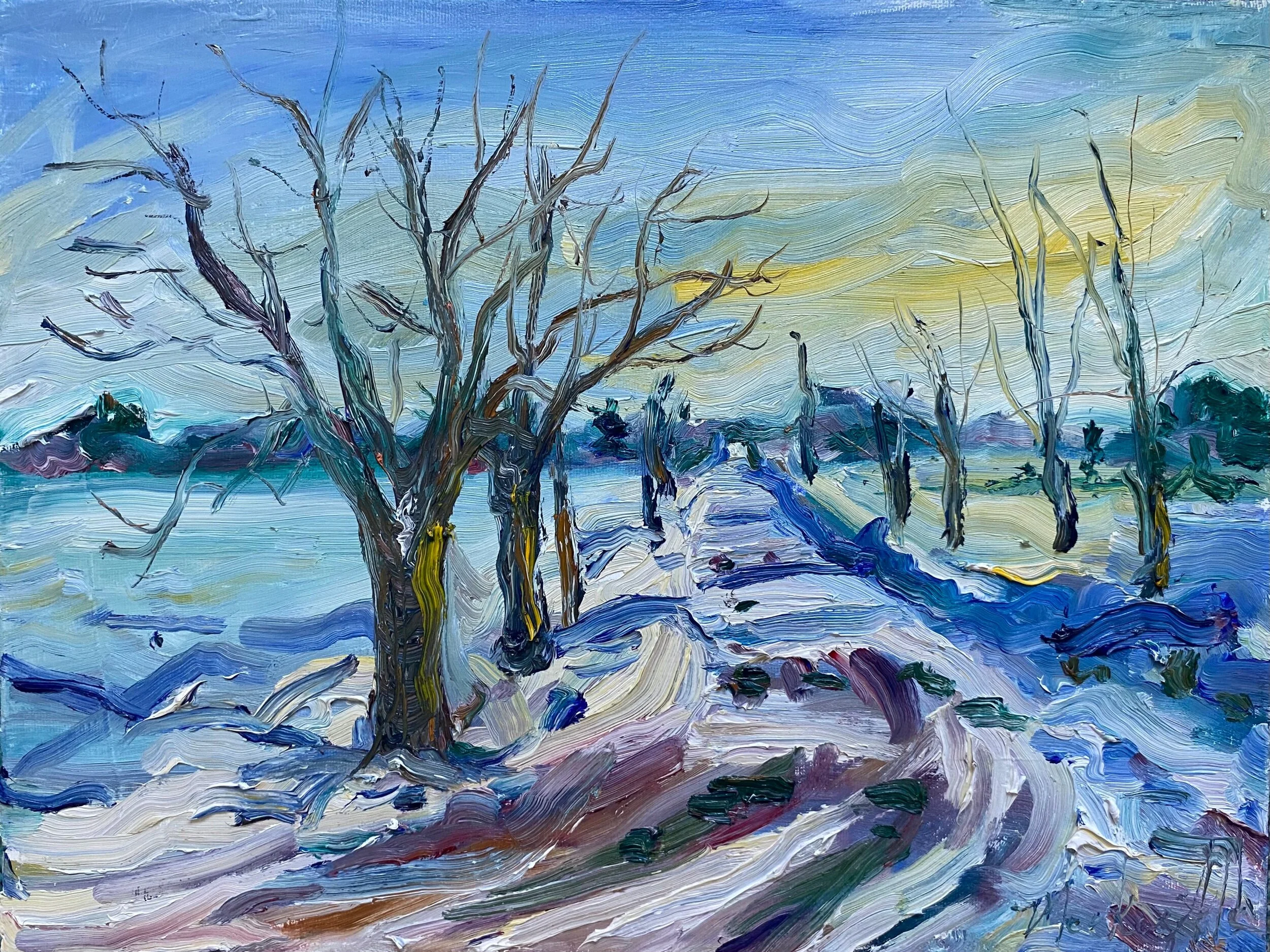 Continuation. 12"x16" oil. 2022