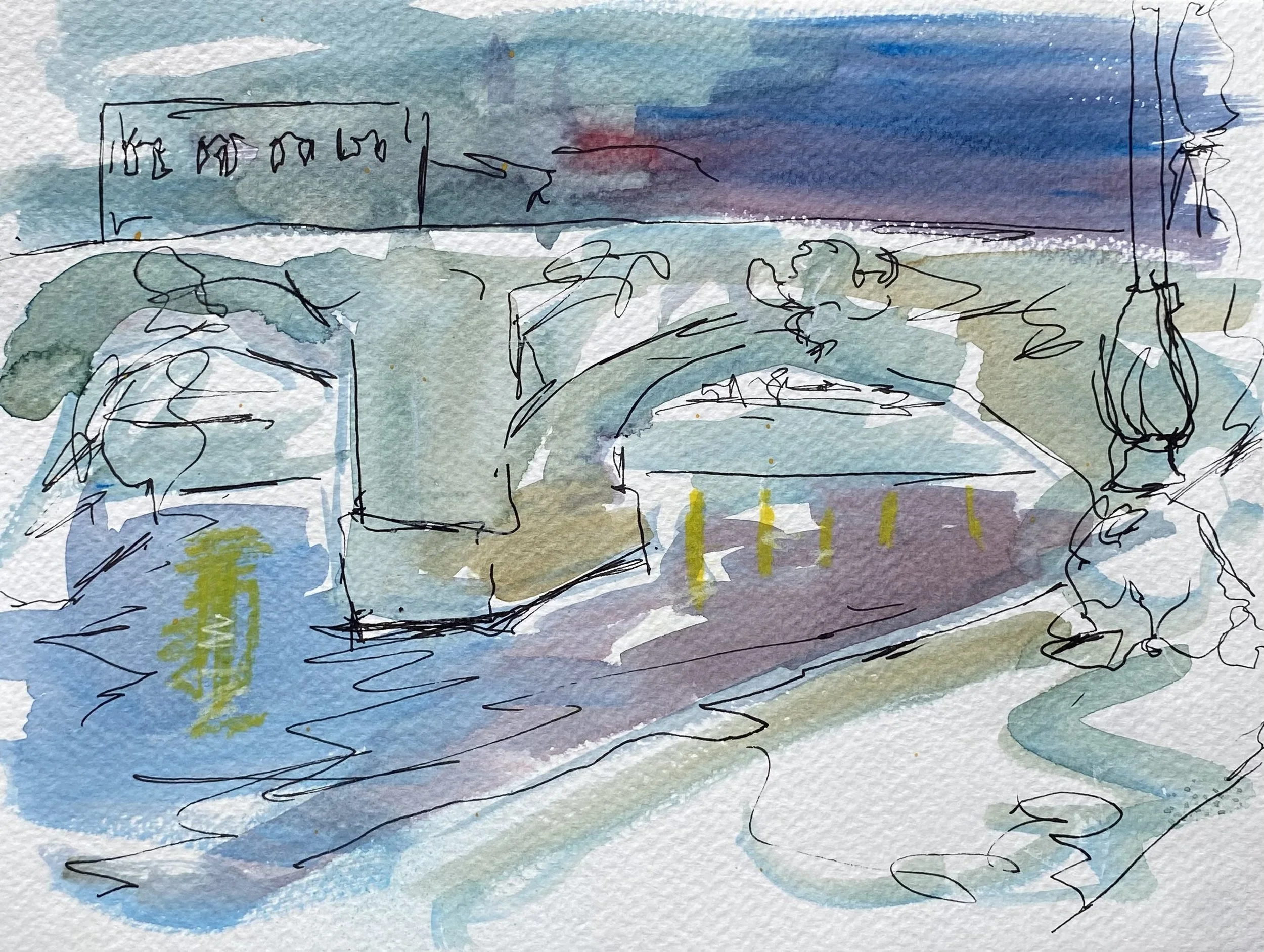 Florence. Watercolour and ink. 2023