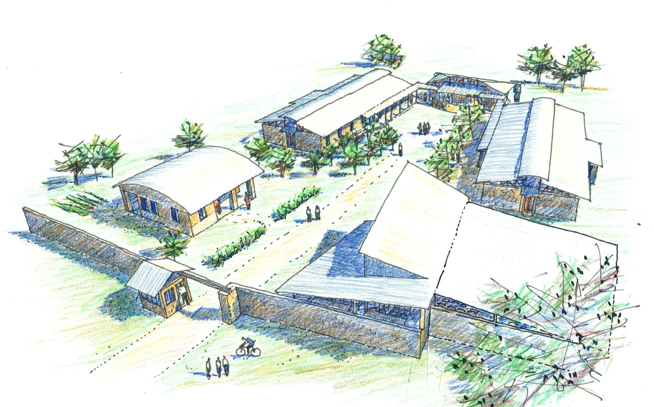 GIRLS DORMITORY COMPOUND TANZANIA