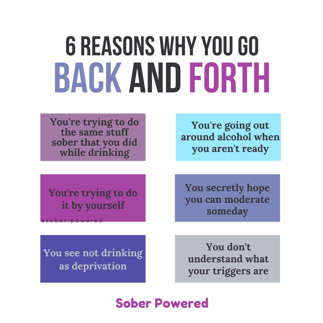 6 Reasons You Go Back and Forth with Alcohol